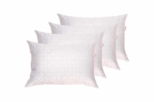 Set 4 perne matlasate Somnart, 50x70 cm, microfibra cu fibre de carbon - Img 1