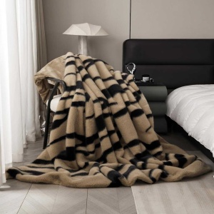 Луксозно одеяло Jo-Jo Home, тип кожа от Норка + 2 калъфки, 200x230 см, с цип, PBN-03 - Img 4