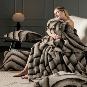 Луксозно одеяло Jo-Jo Home, тип кожа от Норка + 2 калъфки, 200x230 см, с цип, PBN-04 – продуктова снимка за детайлно представяне