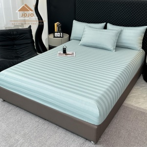 Спален комплект Damasc Deluxe от 100% памук, 6 части, ментовозелен, JoJo Home, DMB-11 – продуктова снимка в продуктов каталог