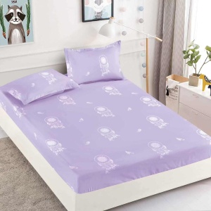 Комплект долен чаршаф с ластик + 2 калъфки, за двойно легло, HBF-316