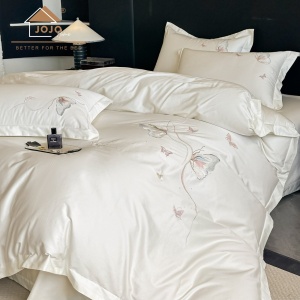JoJo Home XH50-11, слонова кост с флорална бродерия, детайл 2