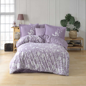 Спално бельо от поплин памук Hobby Home, 100% памук, за двойно легло, 4 части, 1031-9-1-22