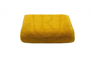 Set 2 prosoape de corp bumbac 100%, 600gsm, Somnart, 70x140cm, galben - Img 3