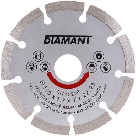 Rezna ploča dijamantska segmentna 110-230mm LEVIOR