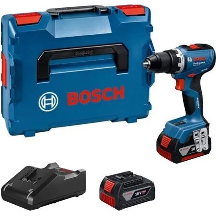 Akumulatorska bušilica - odvijač GSR 18V-65; 18V; 2x5,0Ah + L-BOXX 136 BOSCH