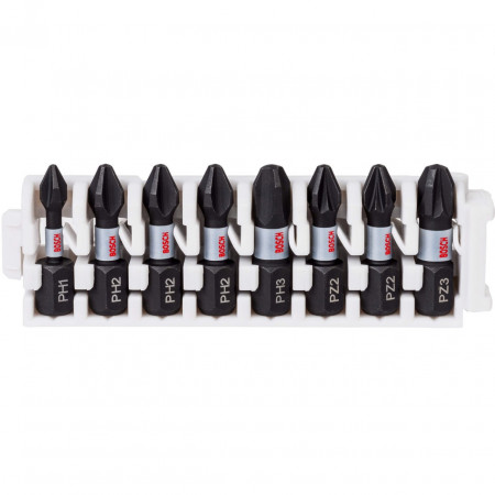 Bitovi kovani Impact Control PH1/PH2/PH3/PZ2/PZ3 8kom. BOSCH