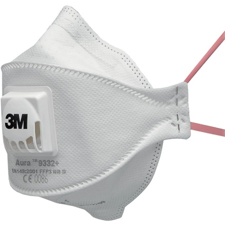 Maska respirator sa ventilom FFP3 9332+ 3M