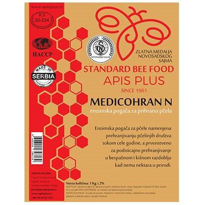 Enzimska pogača za prihranu pčela 10kg MEDICOHRAN N