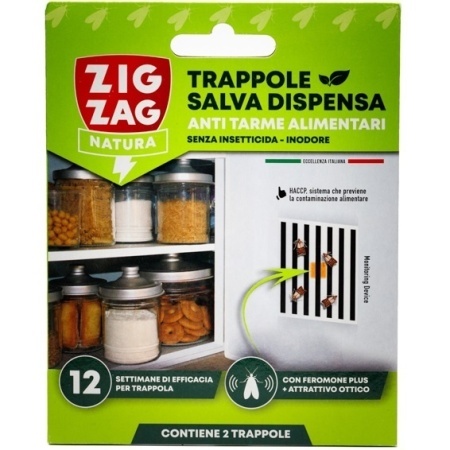 Klopka - zamka za kuhinjske moljce sa feromonom 2kom. ZIG ZAG
