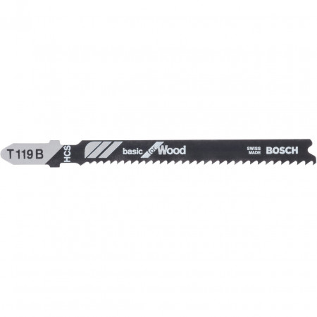 List za ubodnu testeru T 119 B Basic za drvo 3kom. BOSCH