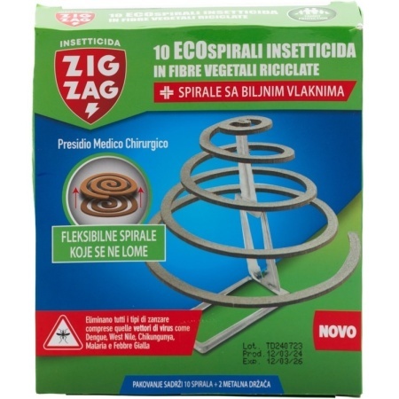 Rasterivači komaraca - spirale protiv komaraca 10kom. ZIG ZAG