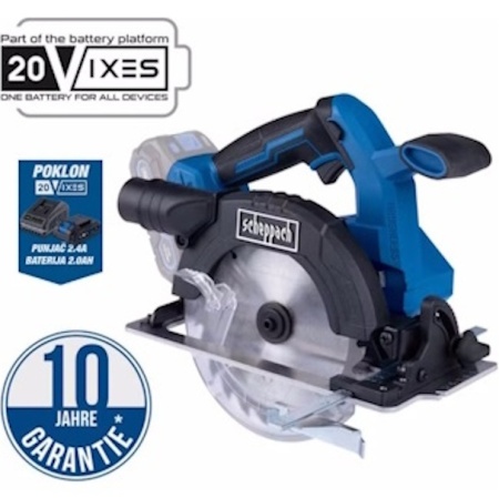 Akumulatorska kružna testera Brushless IXES BC-HCS165-X – Solo + poklon baterija 2Ah + punjač Scheppach