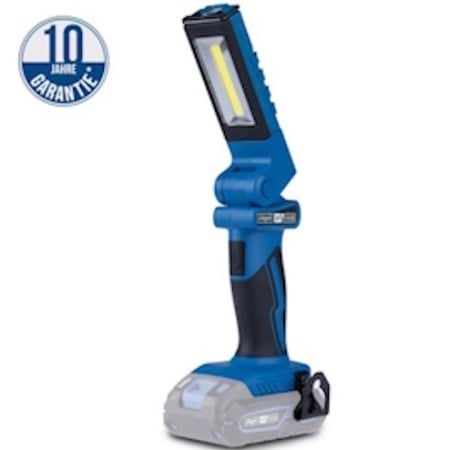 Akumulatorska LED lampa IXES C-WL20-X + set punjač 2.4A i baterija 2.0Ah Scheppach