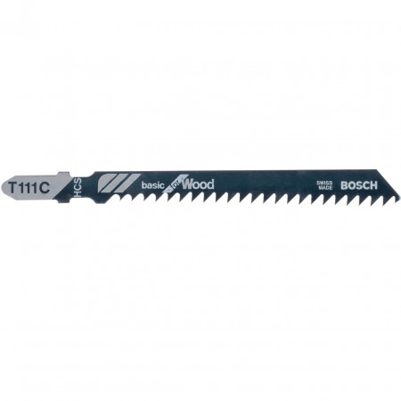 List za ubodnu testeru T 111 C Basic za drvo 100kom. BOSCH