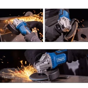 Akumulatorska ugaona brusilica Brushless IXES BC-AG125-X + set punjač 2.4A i baterija 4.0Ah Scheppach - Img 3