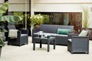Baštenski set elodie 3 seater - grafit KETER - Img 2