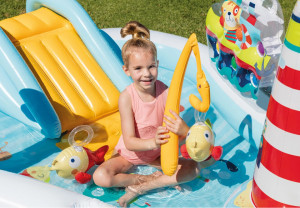 Dečiji bazen 218 x 188 x 99cm Fishing Fun Play Centre - Img 4