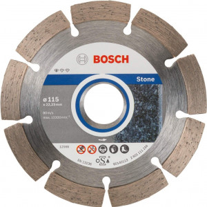 Dijamantska rezna ploča za kamen Standard 115x 1.6mm - 10kom. BOSCH - Img 1