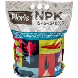 Đubrivo NPK 5kg 15-15-15 FLORIS