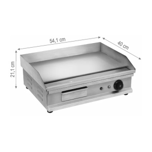 Električni gril sa čeličnom pločom 3000W 53.8x29.7cm HOME - Img 6