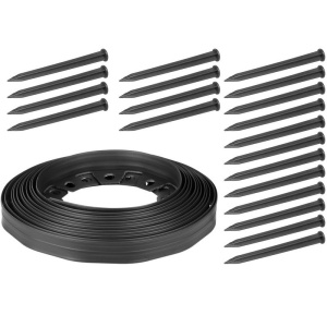 Graničnik za travnjak - crni 60mm x 10m STREND PRO