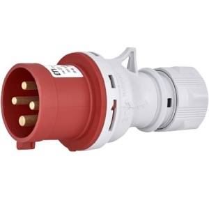Industrijski utikač 32A 4P 400V 3P+PE PROSTO