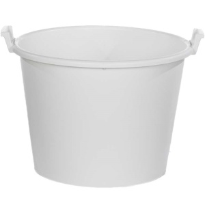 Kaca za kominu sa ručkama - bela 130L