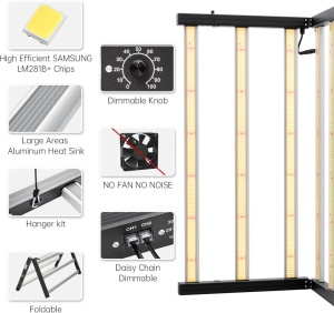 LED Panel svetlo za biljke 720W Samsung LM281B - Img 2