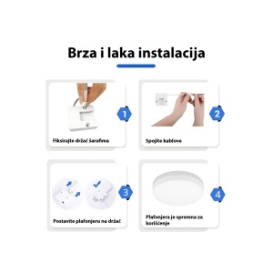 LED plafonjera 48W hladno bela PROSTO - Img 4