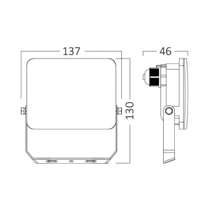 LED reflektor 20W CCT BRAYTRON - Img 3