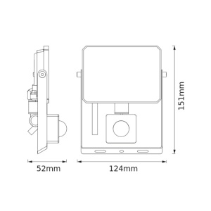 LED reflektor sa PIR senzorom 20W 6500K OSRAM - Img 2