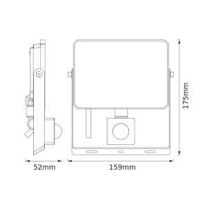 LED reflektor sa PIR senzorom 30W 6500K OSRAM - Img 3