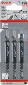 List za ubodnu testeru T 144 D Speed za drvo 5kom. BOSCH - Img 2