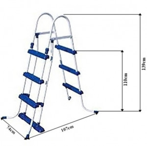 Merdevine za bazen Flowclear 107cm BESTWAY - Img 2