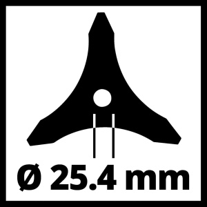 Nož za trimer - trokraki 255mm EINHELL - Img 4