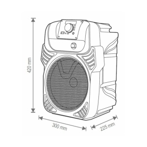 Prenosna zvučna kutija sa Bluetooth konekcijom 25W SAL - Img 6
