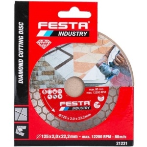 Rezna ploča dijamantska profi 125x2.0mm FESTA INDUSTRY - Img 3