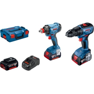 Set akumulatorskog alata GSR 18V-50 + GDX 180-LI; 3x5,0 Ah u L-Boxx koferu BOSCH