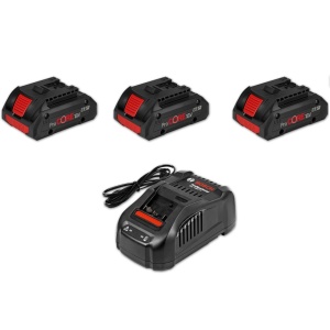 Set baterija 3X ProCore 18V 4.0 Ah + GAL 1880 punjač BOSCH - Img 1