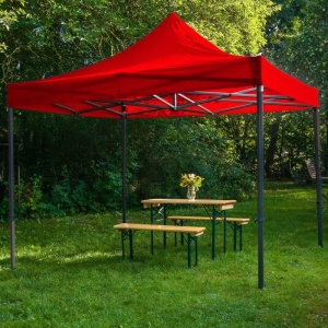 Tenda - paviljon sklopivi 3x6m - crveni