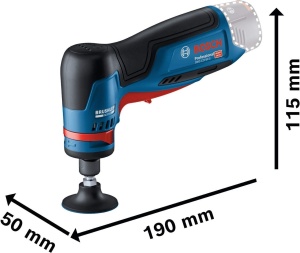 Akumulatorska disk brusilica GWG 12V-50 S Solo BOSCH - Img 2