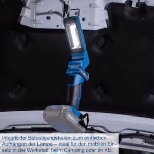 Akumulatorska LED lampa IXES C-WL20-X + set punjač 2.4A i baterija 2.0Ah Scheppach - Img 3
