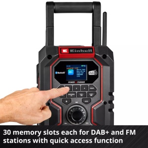 Akumulatorski radio TE-CR 18 Li DAB+/FM/BT - Solo EINHELL - Img 4