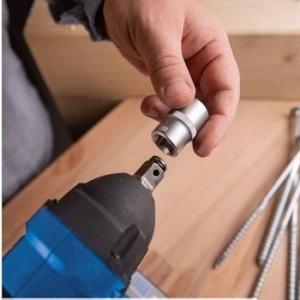 Akumulatorski udarni odvijač 370Nm 1/2” Brushless IXES BC-IW350-X + set punjač 2.4A i baterija 4.0Ah Scheppach - Img 4