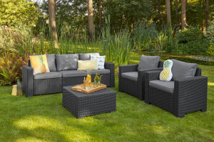 Baštenski set california 3 seater - grafit KETER - Img 3