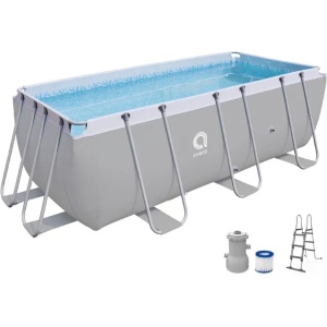 Bazen sa metalnim okvirom i pumpom 400x207x122cm AVENLI