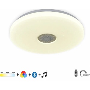 Bluetooth LED plafonjera 22/44W CCT+RGB dimabilna sa zvučnikom PROSTO - Img 1