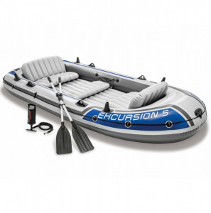 Čamac za vodu 366 x 168 x 43cm Excursion 5 Boat set INTEX - Img 1