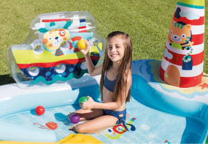 Dečiji bazen 218 x 188 x 99cm Fishing Fun Play Centre - Img 5